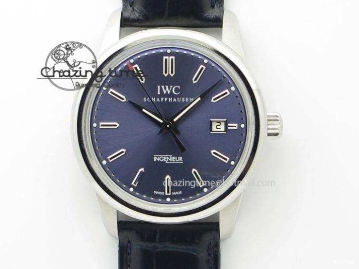 MIROTIME 0418 Practical Calatrava 5524 Pilot Travel Time SS GRF Blue Dial on Black Leather Strap A324 V 7107